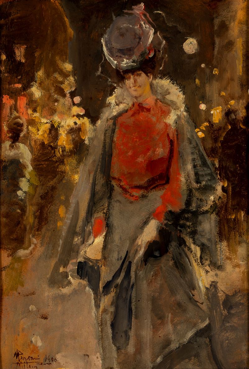 Pompeo Mariani - Notturno a Milano