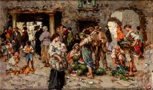 Scena di mercato