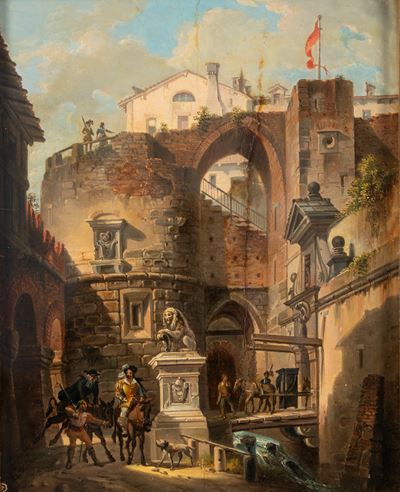 Alessandro Sanquirico, Castello di Trezzo