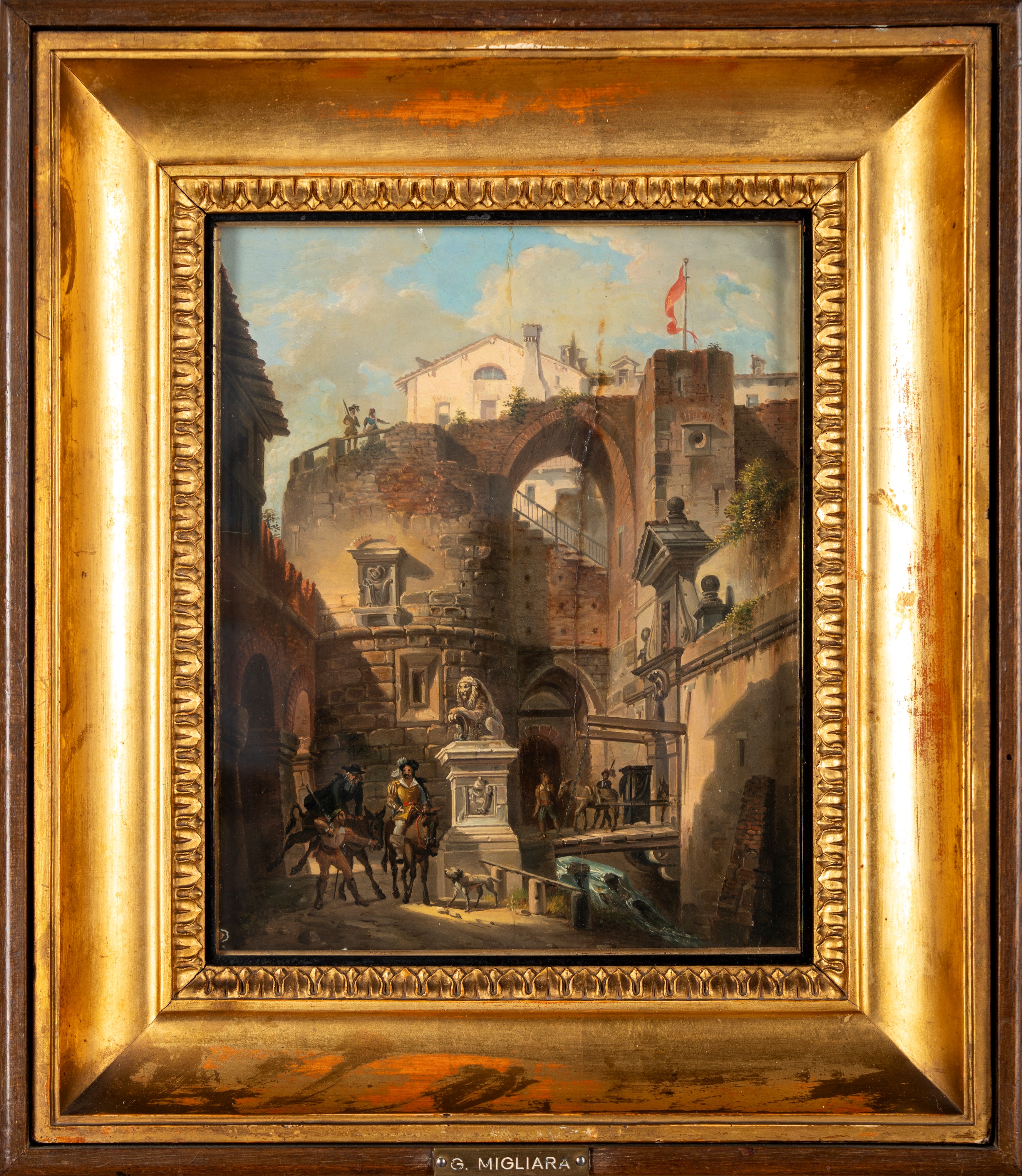Attribuito a Giovanni Migliara - Alessandro Sanquirico, Castello di Trezzo