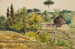 Capanna nell&rsquo;Agro Pontino