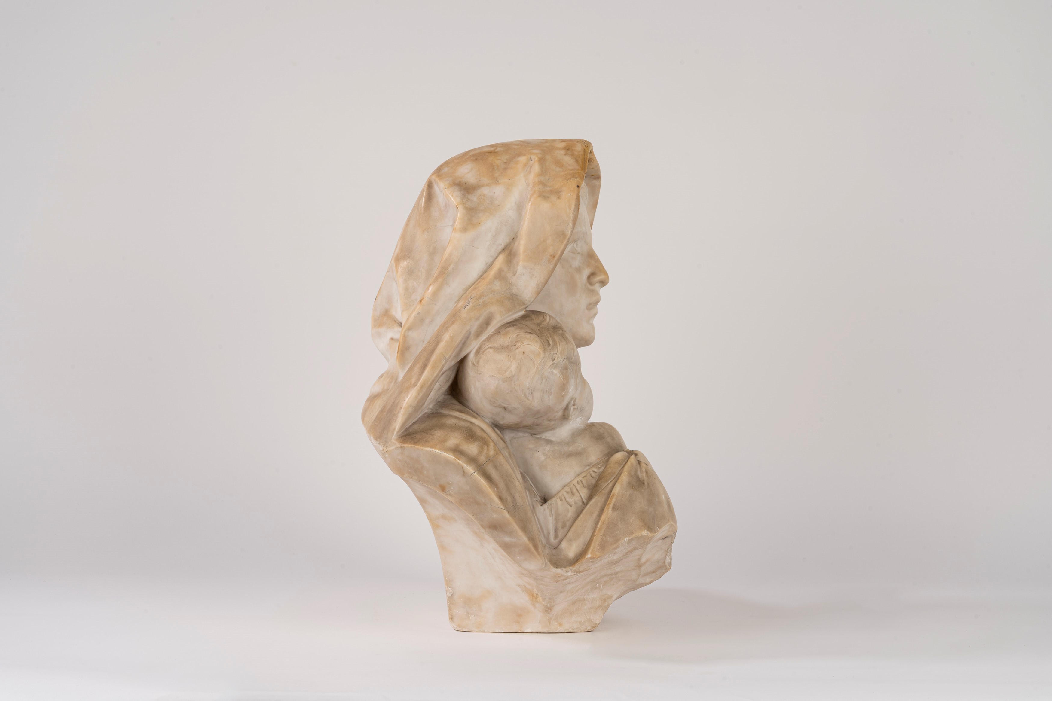 Scuola Italiana, Secolo XIX - Scultura in marmo, La preghiera