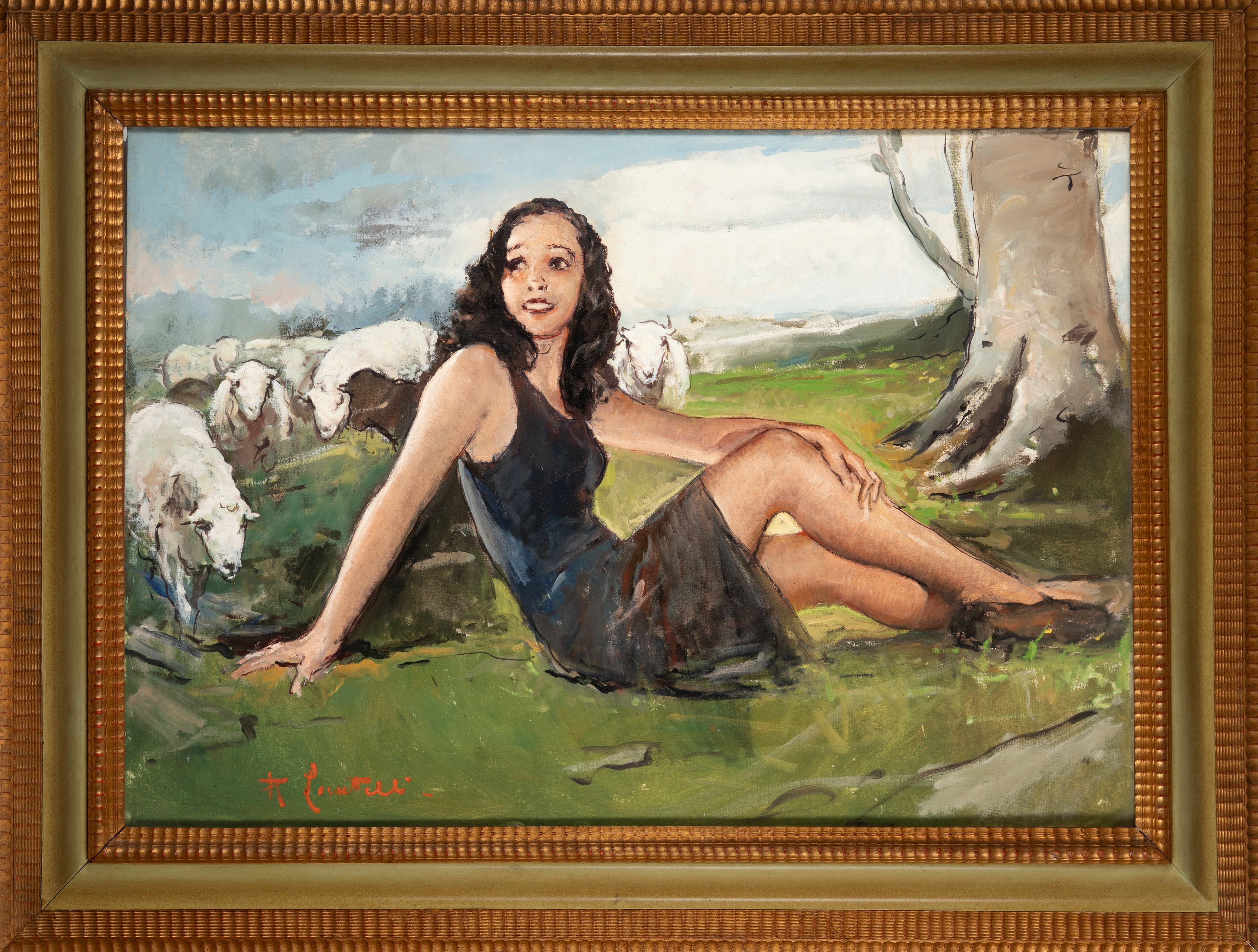 Romualdo Locatelli - Ritratto femminile