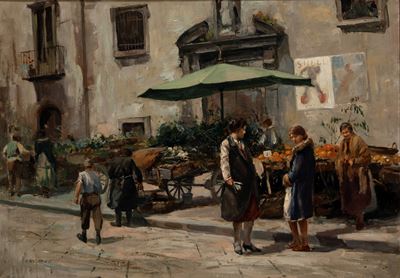 Scena di mercato