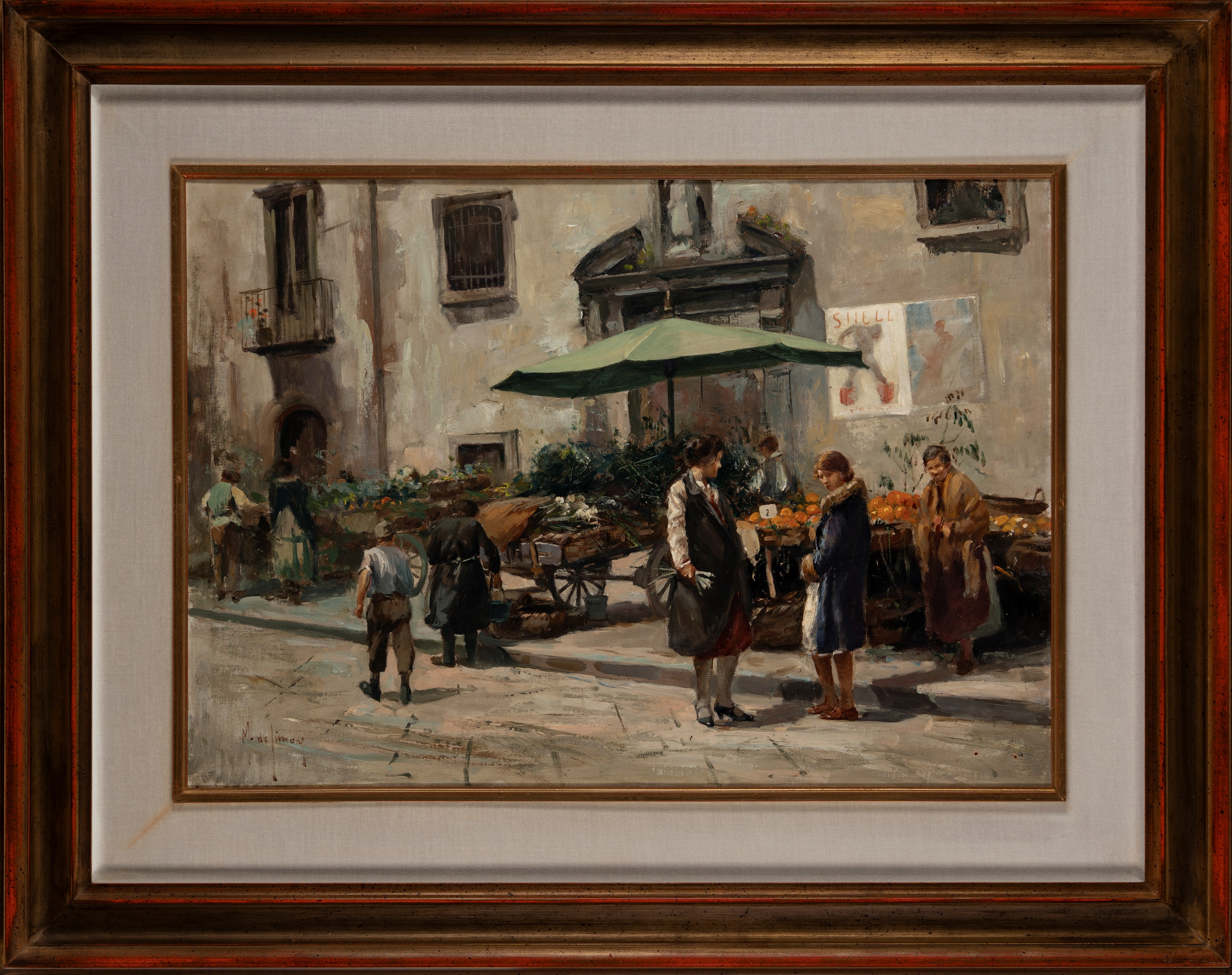 Michele De Simone - Scena di mercato