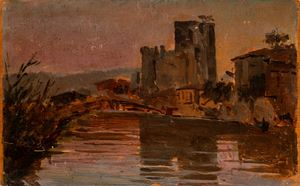 La rocca presso il fiume