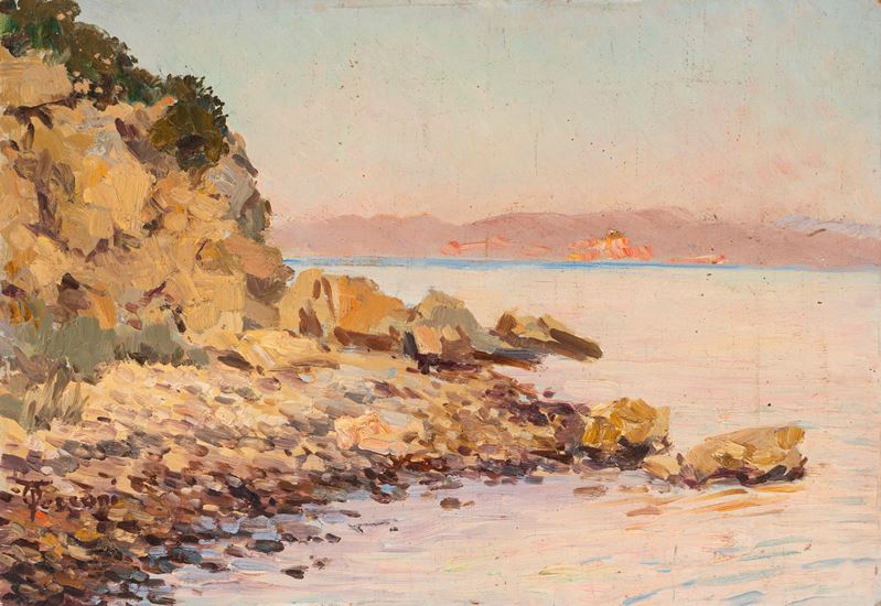 Odoardo Toscani - Alba sul mare