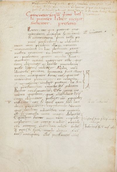 Lorenzo Capitani, De Viris Illustribus: Silloge di testi canonici, codice manoscritto del 1460