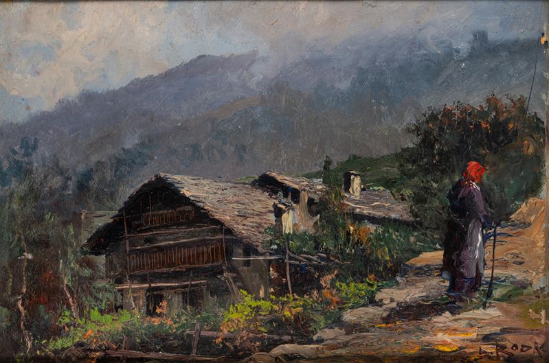 Leonardo Roda - Malga nei pressi di St. Vincent