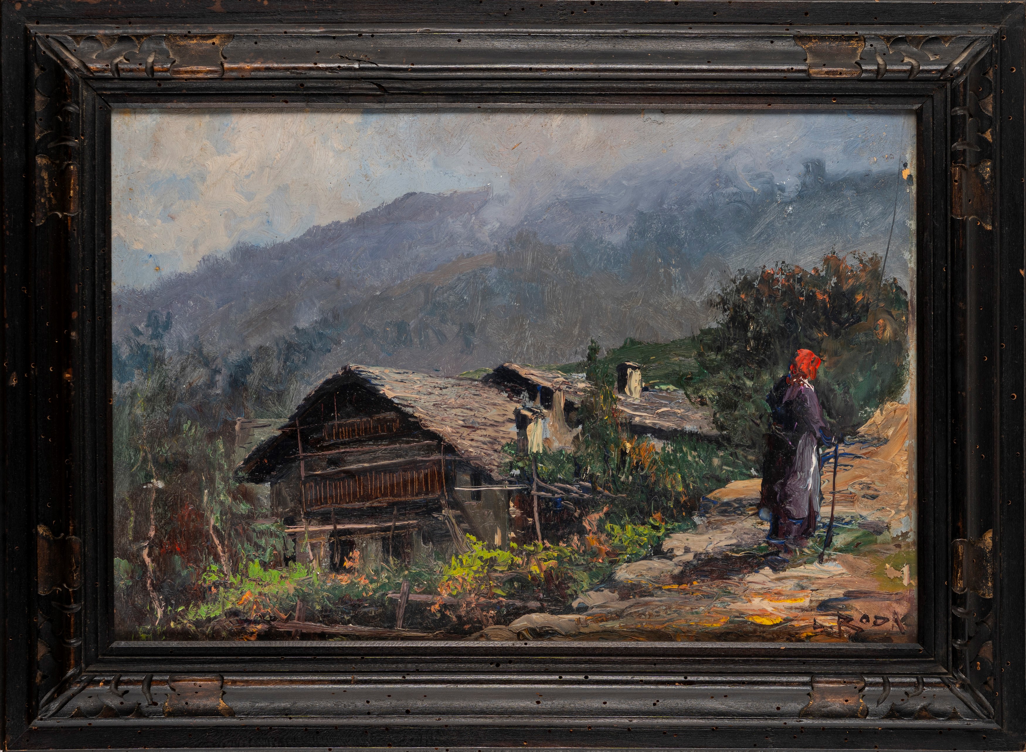 Leonardo Roda - Malga nei pressi di St. Vincent