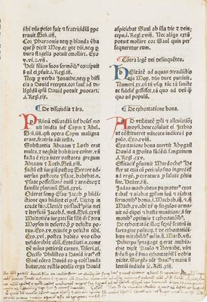 (Biblia pauperum) [Virtutum vitiorumque exempla ex sacris litteris excerpta]