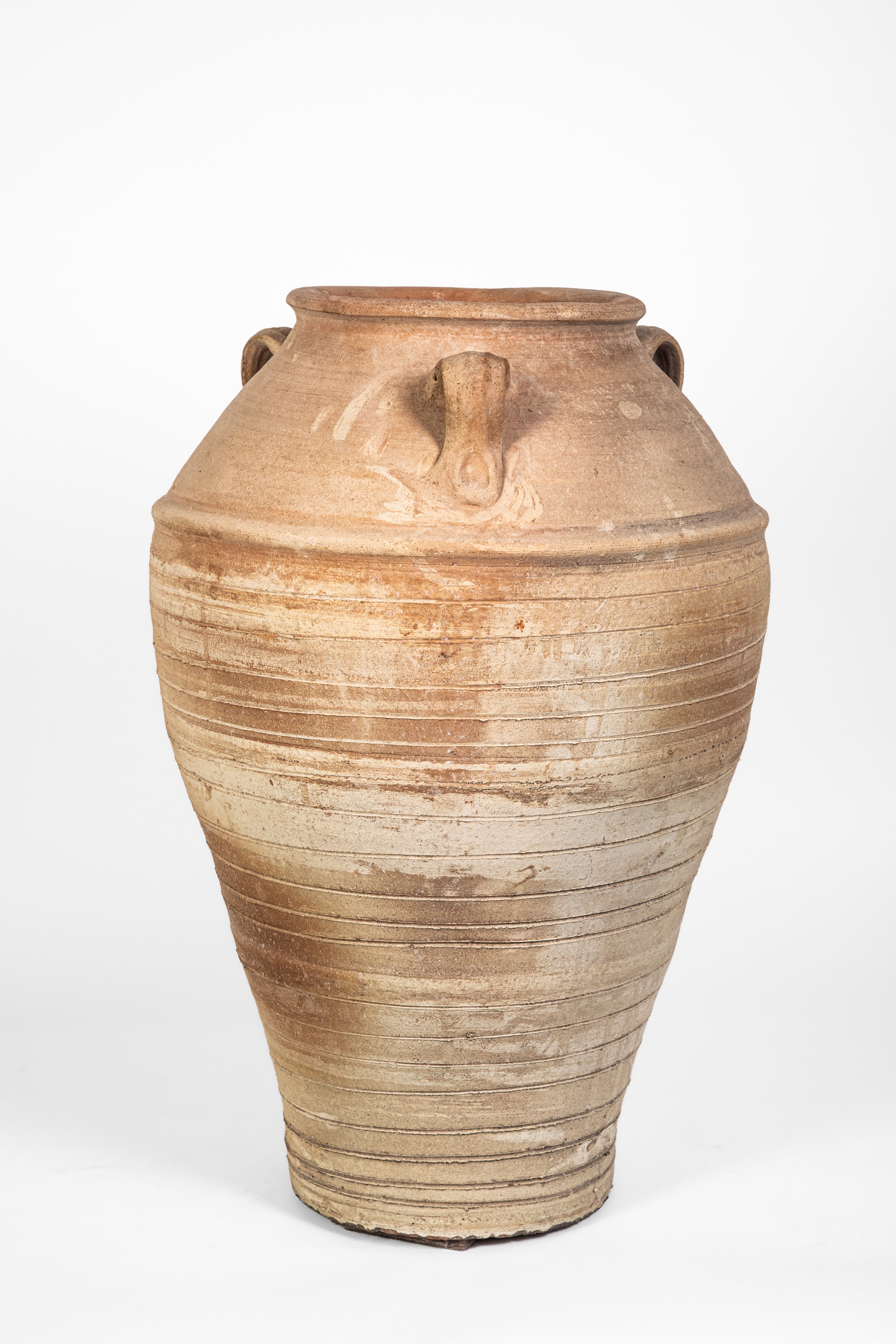 Italia centrale, Grande orcio in terracotta con costolature concentriche (sec. XVIII-XIX)