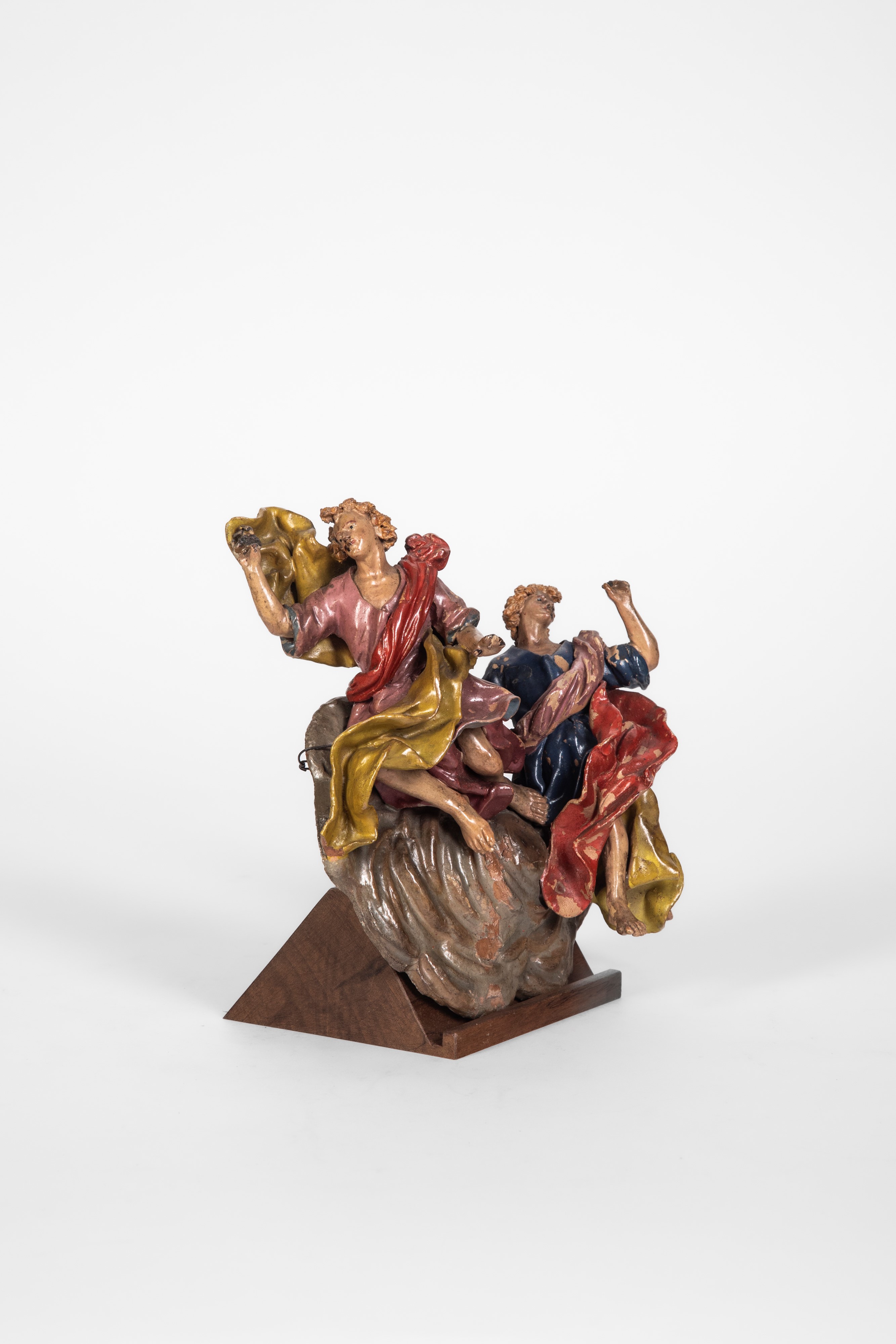 Arte genovese, Piccolo gruppo in terracotta policroma con angeli musicanti