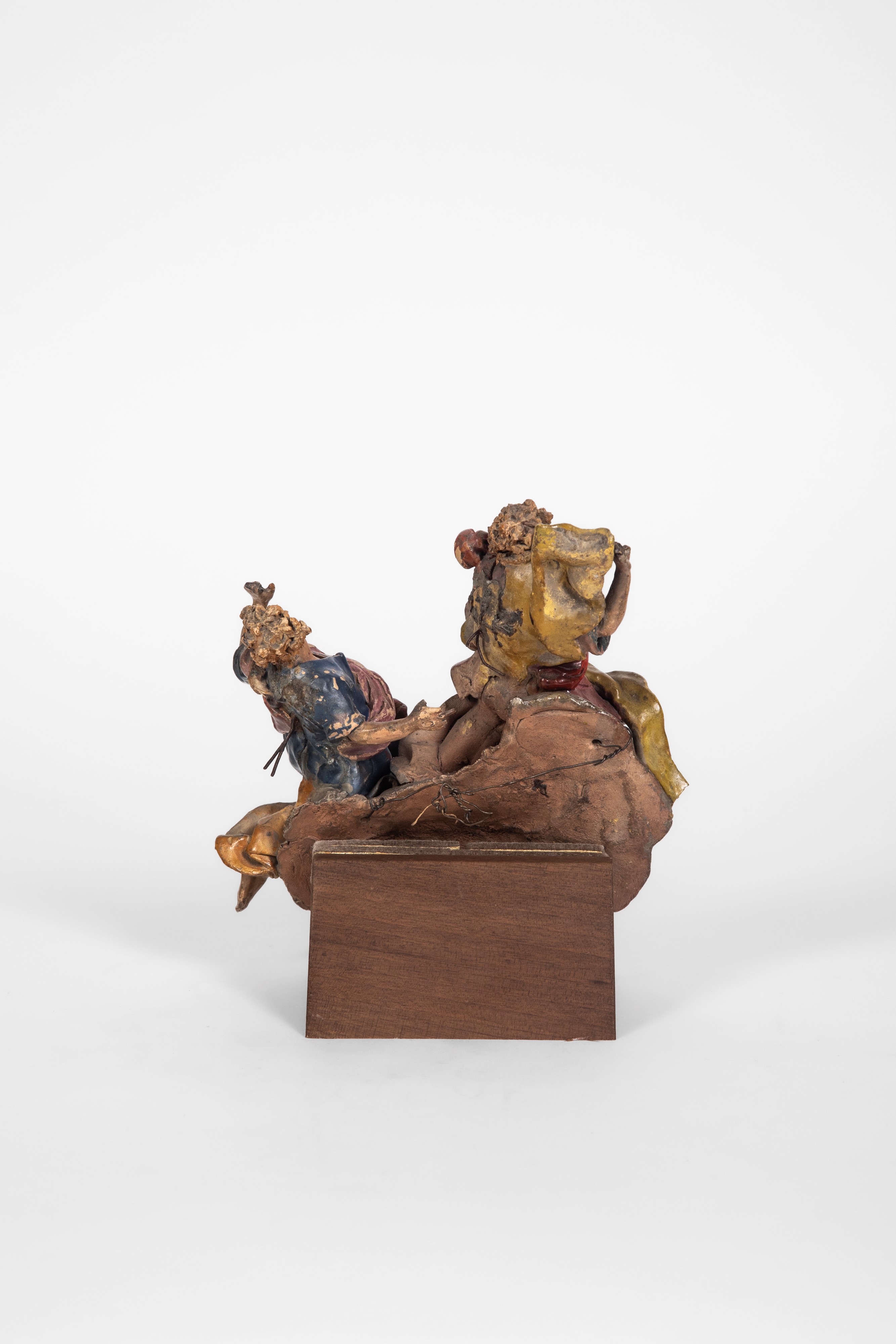 Arte genovese, Piccolo gruppo in terracotta policroma con angeli musicanti