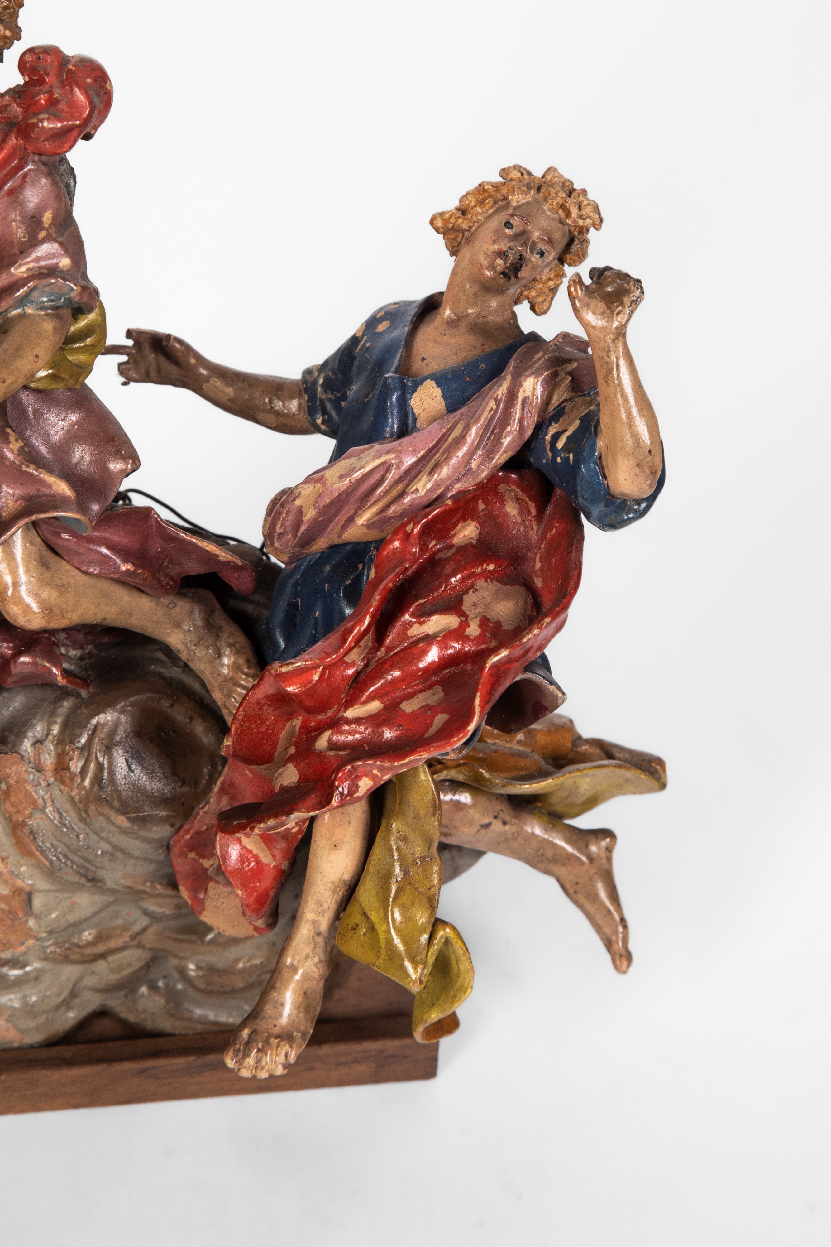Arte genovese, Piccolo gruppo in terracotta policroma con angeli musicanti