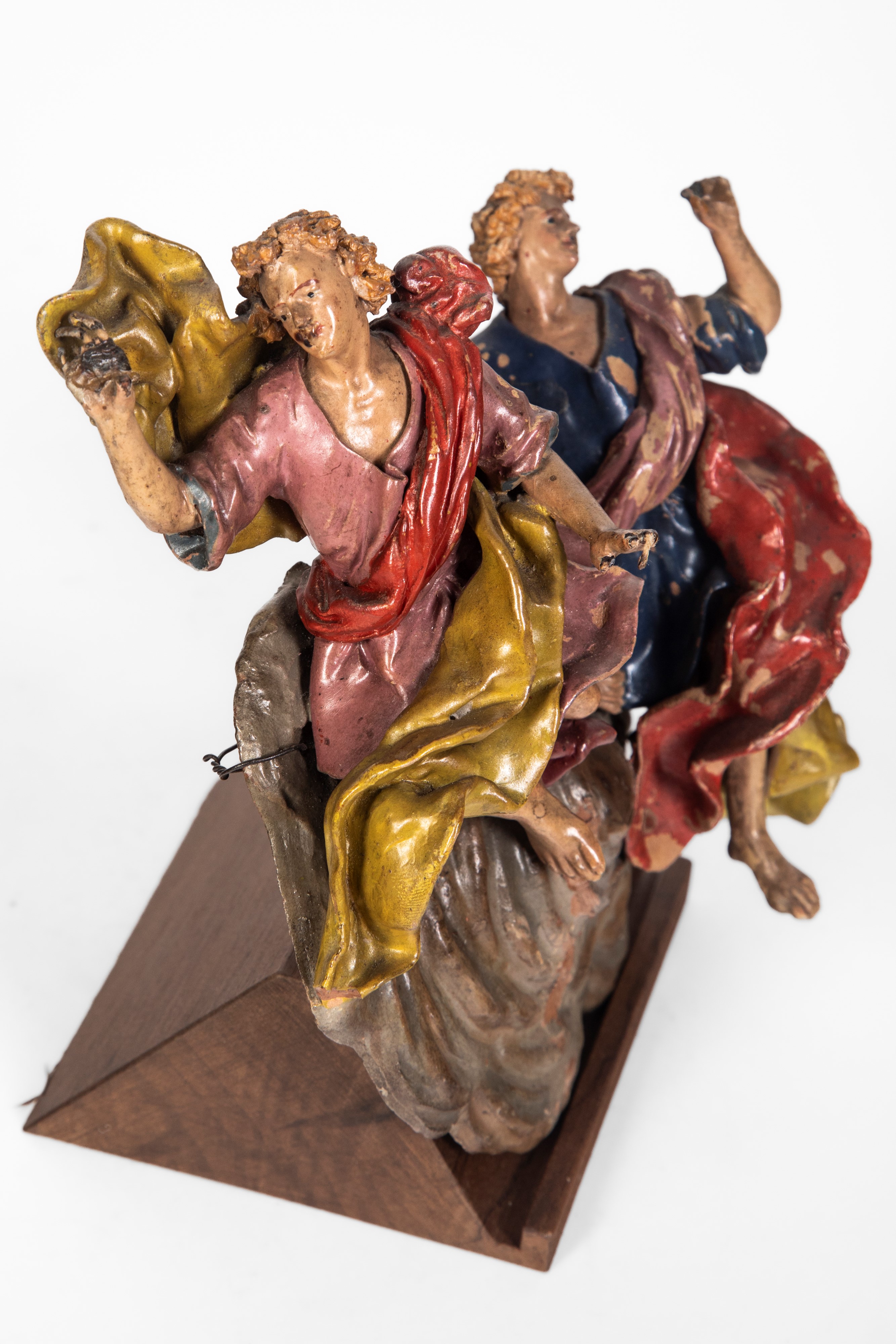 Arte genovese, Piccolo gruppo in terracotta policroma con angeli musicanti
