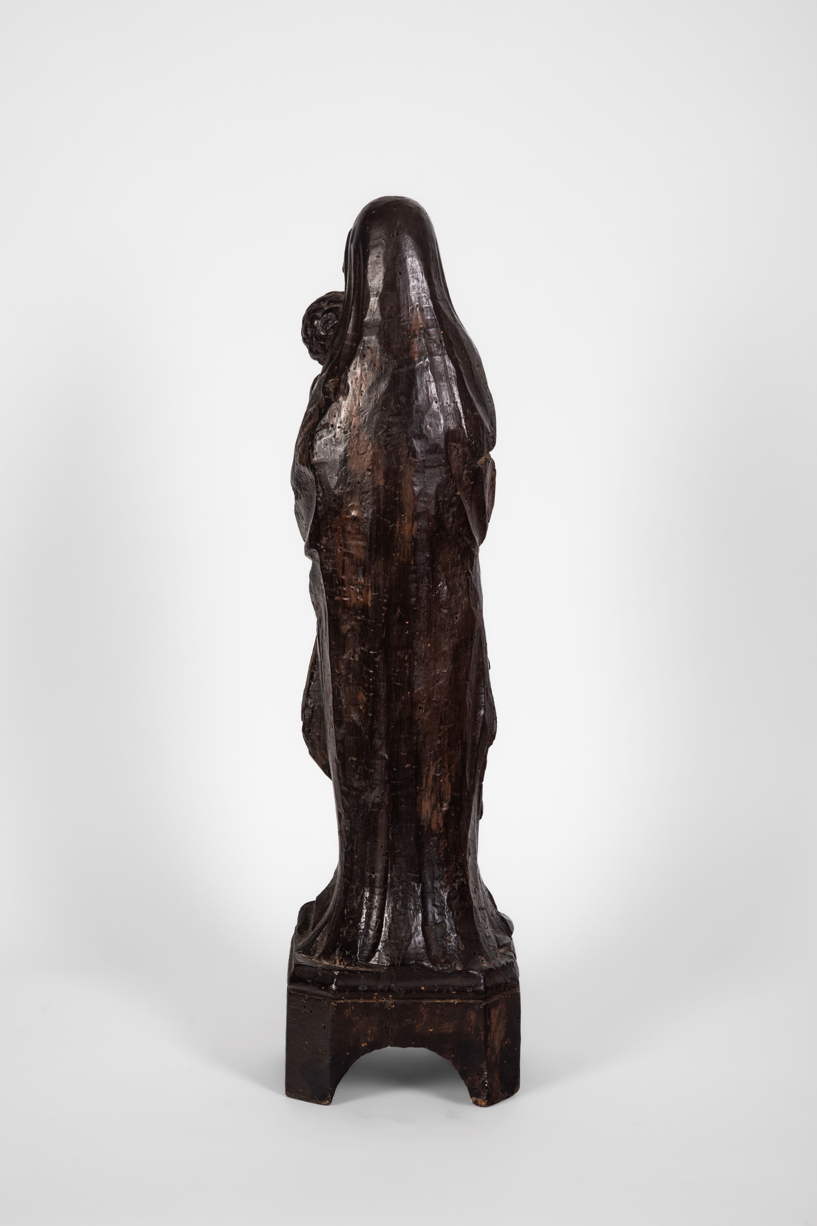 Statua in legno, Madonna con Bambino, XVIII secolo