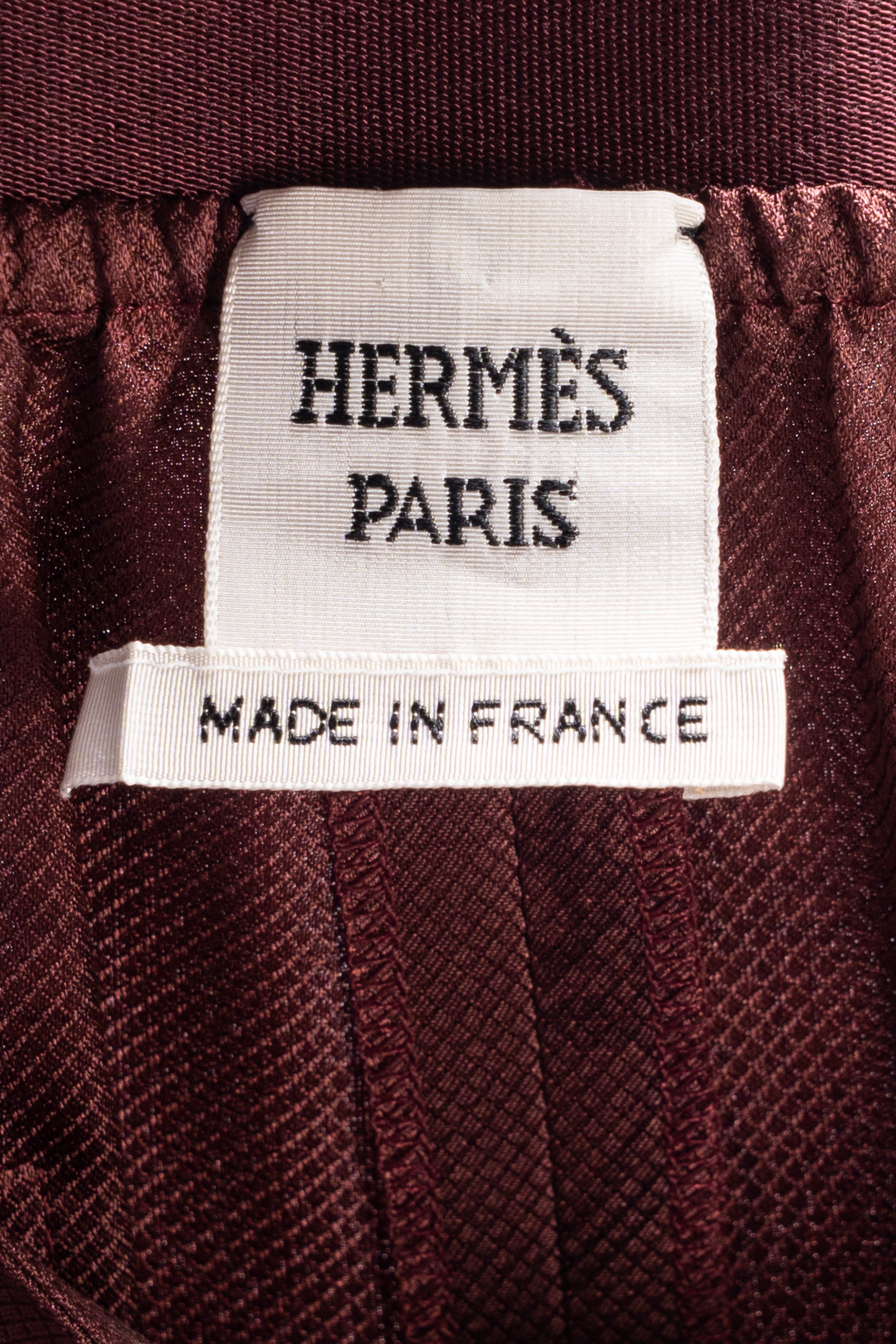 Hermès - Abbigliamento da pigiama, pantaloni in seta stampata color Rouge H