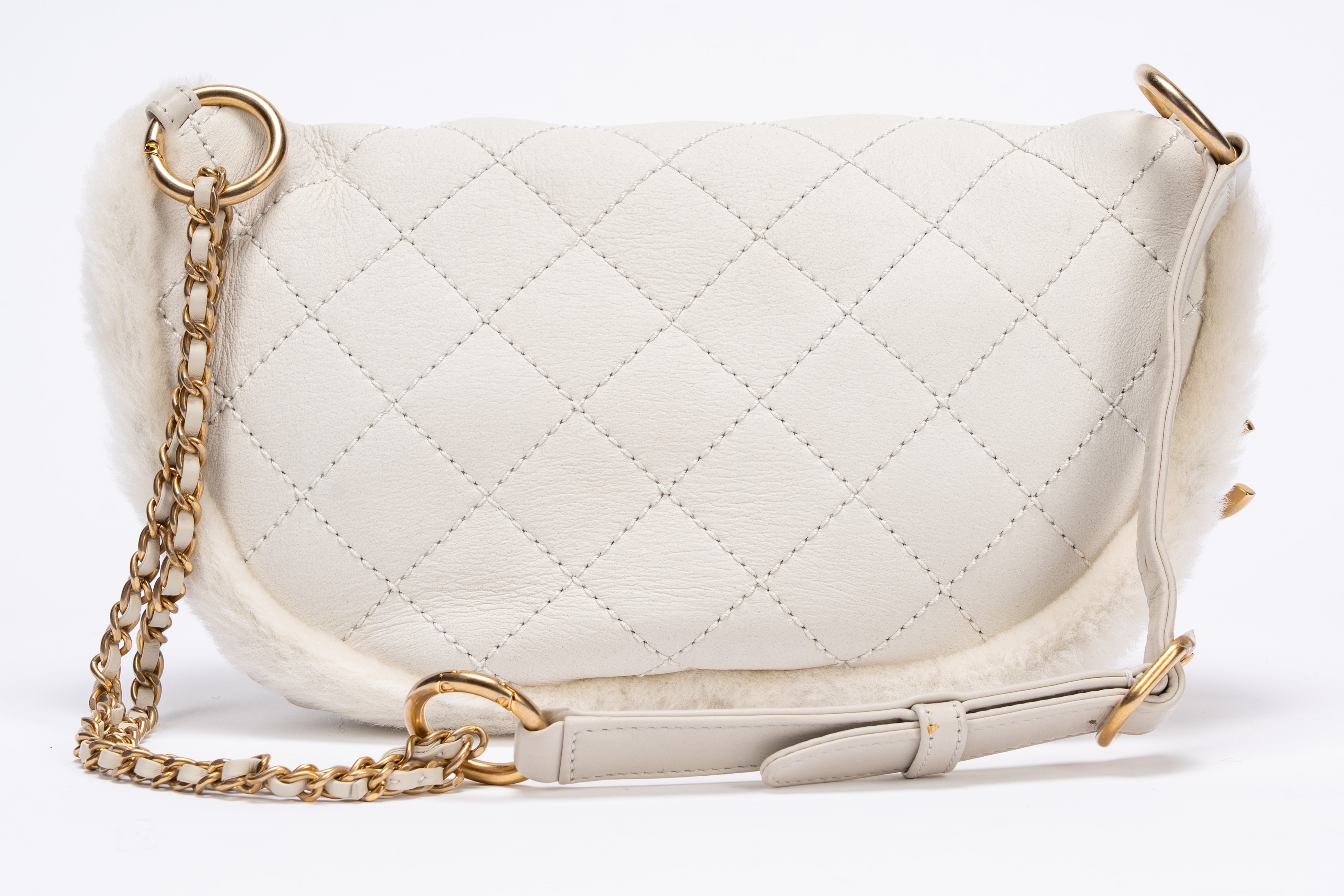 Chanel - Marsupio, pelle di montone matelassé panna (2018)