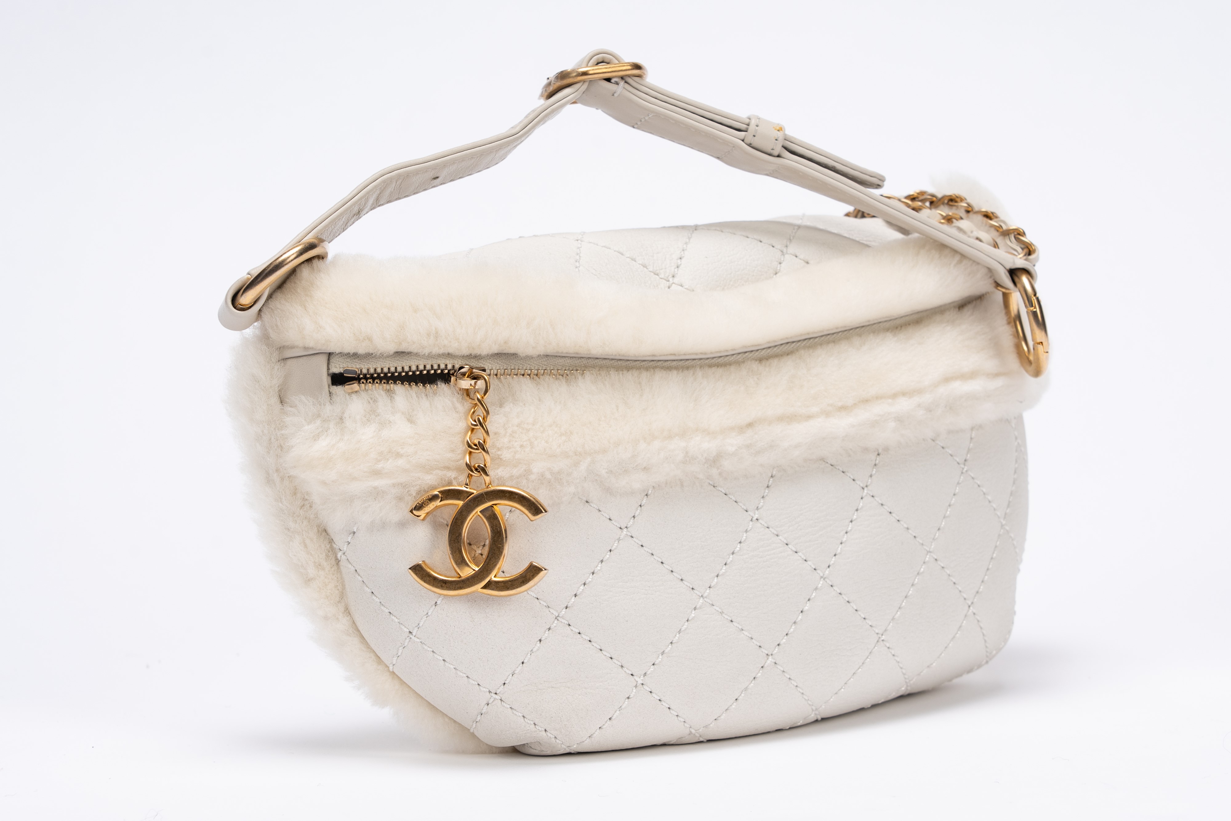 Chanel - Marsupio, pelle di montone matelassé panna (2018)
