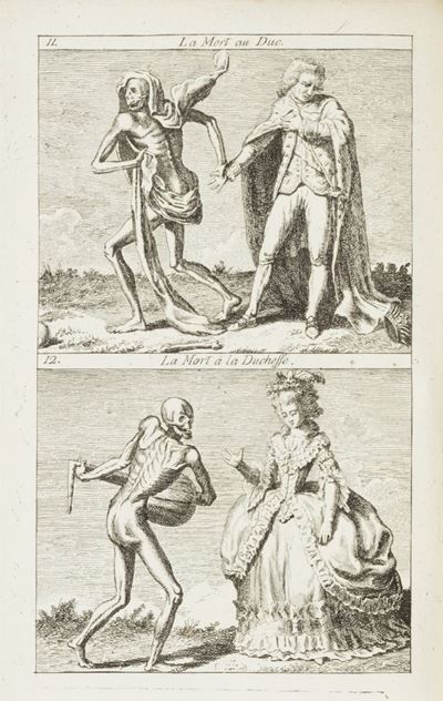 Girardet, La Danse des Morts, pour servir de miroir à la nature humaine