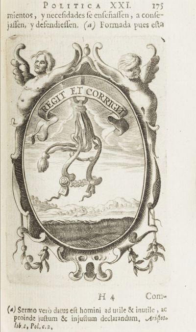 Saavedra Fajardo, Idea de un principe politico, christiano, representada en cien empresas, 1658