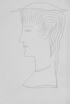 Profilo di architetto
matita su carta cm