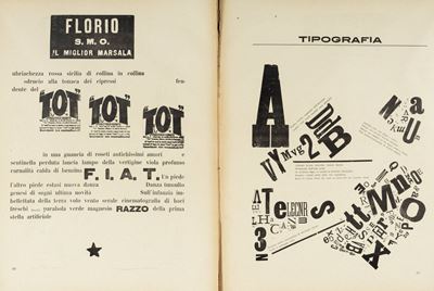 Soffici, BÏF&ZF+18. Simultaneità e Chimismi lirici - Prima edizione del libro d'artista, 1915