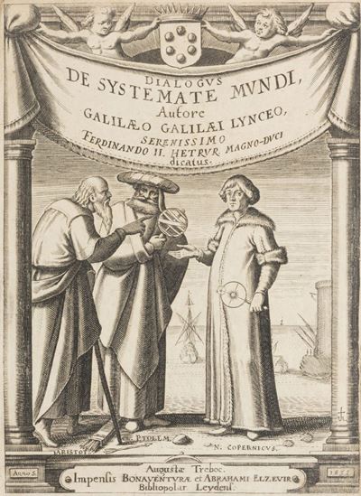 Systema cosmicum. Prima edizione latina con frontespizio calcografico