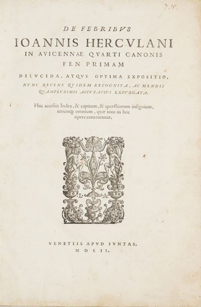 Arcolano, De febribus. In Avicennae quarti canonis fen primam dilucida