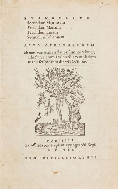 Evangelium secundum Matthaeum, secundum Marcum, secundum Lucam, secundum Johannem. Acta Apostolor...