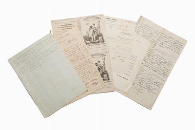 Insieme di documenti risorgimentali del 1862