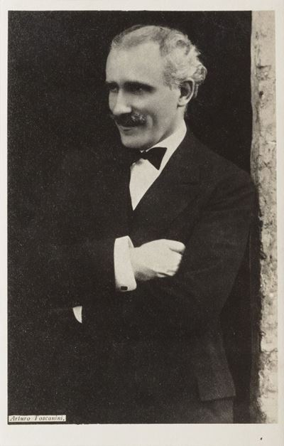 Toscanini, Foto autografata del 18/5/1930