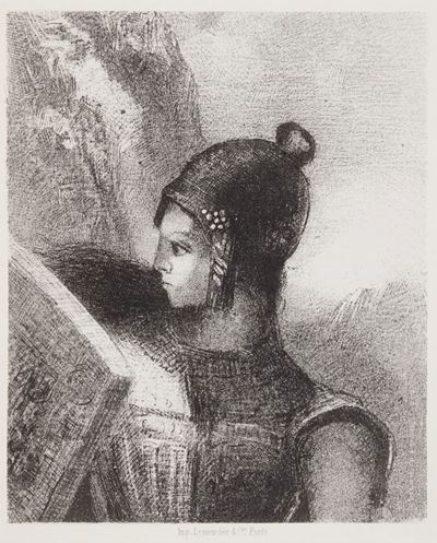 Redon Odilon, Revue Wagnérienne, Litografia del 1885