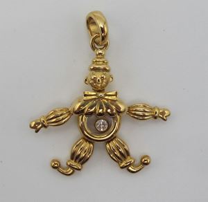 pendente in oro e diamanti