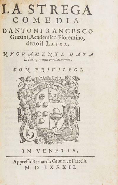 Comedie... Cioè, la Gelosia, la Spiritata, la Strega, la Sibilla, la Pinzochera, i Parentadi. Par...
