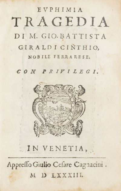 Giraldi, Euphimia tragedia - Prima edizione