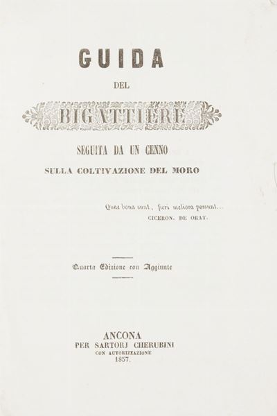 Spada Lavini Alessandro, Guida del bigattiere con cenni sulla coltivazione del moro