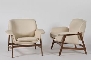 Cassina, 1956 Poltrone 849 cm 74 x 86 x 