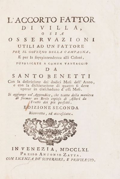 Tarello, Ricordo d’agricoltura