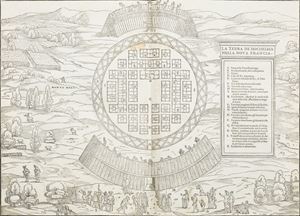 [Terzo volume delle nauigationi et viaggi nel quale si contengono le nauigationi al mondo nuouo alli antichi incognito, fatte da don Christoforo Colombo genouese, che fu il primo a scoprirlo a i re catholici [...]