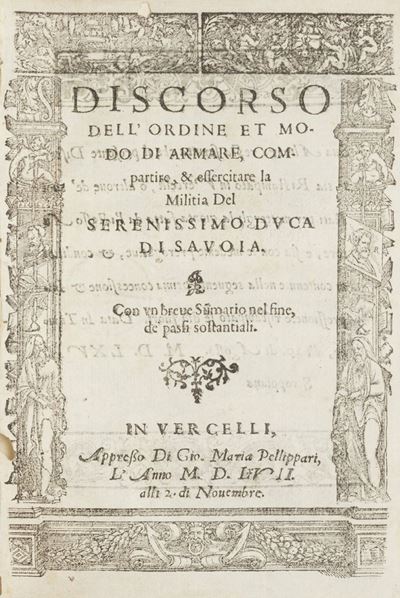 Giovanni Antonio Levo, Discorso dell'ordine et modo di armare, compartire, & essercitare la milit...