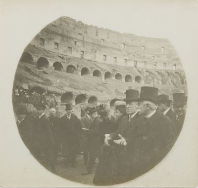 Nathan, Incontro tra il Sindaco di Roma e il Presidente Roosevelt al Colosseo