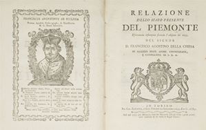 Piemonte - Della Chiesa,  Francesco Agostino - Relazione dello Stato presente del Piemonte 