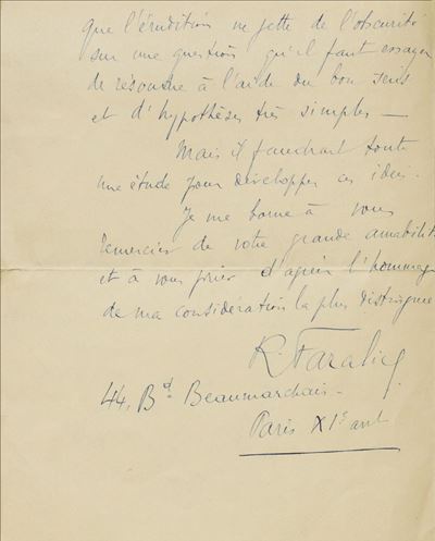 Serie di lettere (1923)