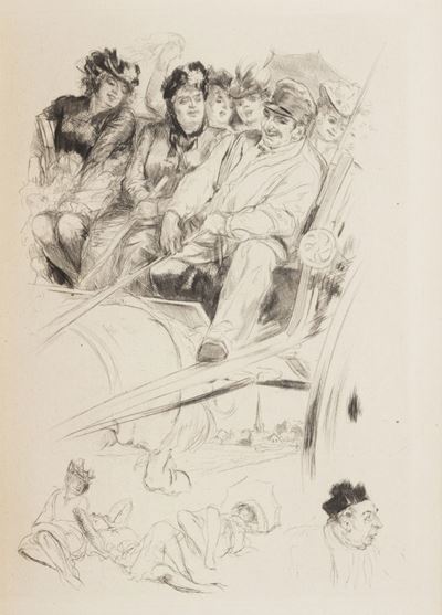 Maupassant Guy de e Lobel-Riche, La Maison Tellier