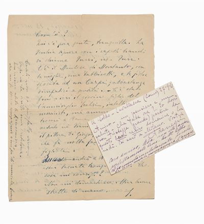 Lettere autografe, 1921