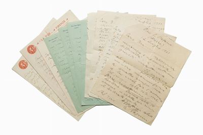 Papini, Lettere autografe a Fernando Agnoletti e Braccio
