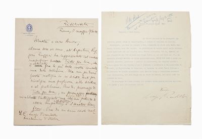 Lettera Dattiloscritta Firmata