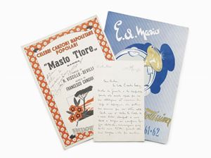 Canzone napoletana - Mario, E.A. [Gaeta, Giovanni Ermete] - Piedigrotta - Libro grigioverde - Primavere napoletane - Canzoni di giacchetta - Canzoni Celebri Napoletane, 'E stelle aspettano - Masto Ttore - 